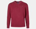 Tommy Hilfiger Boys' Essential V-Neck Sweater - Rouge
