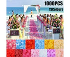 1000 Pcs Silk Rose Petals Elegant Wedding & Event Decoration - Burgundy