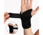 1Pair Carpal Tunnel Wrist Brace Night Sleep Wrist Support Wrist Splint Pain - Grey