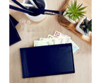 Navy BankNote 40 Pages Album Stock Collection Storage Currency Holder Pocket