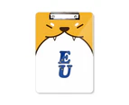 abbreviation eu union combination dog clipboard folder file folio bussiness plate a4
