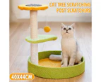 Cat Tree Scratching Tower Post Pet Climbing Board Scratcher Furniture Pet Toy