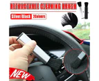 Car Conditioning Air Outlet Retractable Cleaning Brush Plastic Car Accessories - Black