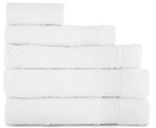 Glasshouse Tahiti Candle 350g + Sheraton Egyptian Cotton 5-Piece Towel Set - White