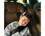 2pcs Car Seat Belt Strap Pad Soft Harness Shoulder Cushion Cover Protector - Grey