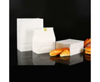 100Pcs Disposable Greaseproof Takeout Bags for Bread, Snack & Doughnut