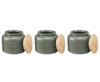 Maxwell & Williams 3-Piece 600mL Indulgence Canister Set - Sage