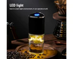 Electric Coffee Grinder for Beans, Spices and More, Stainless Steel Blades, Removable Chamber, Makes up to 12 Cups, Black (White Coffee Grinder)