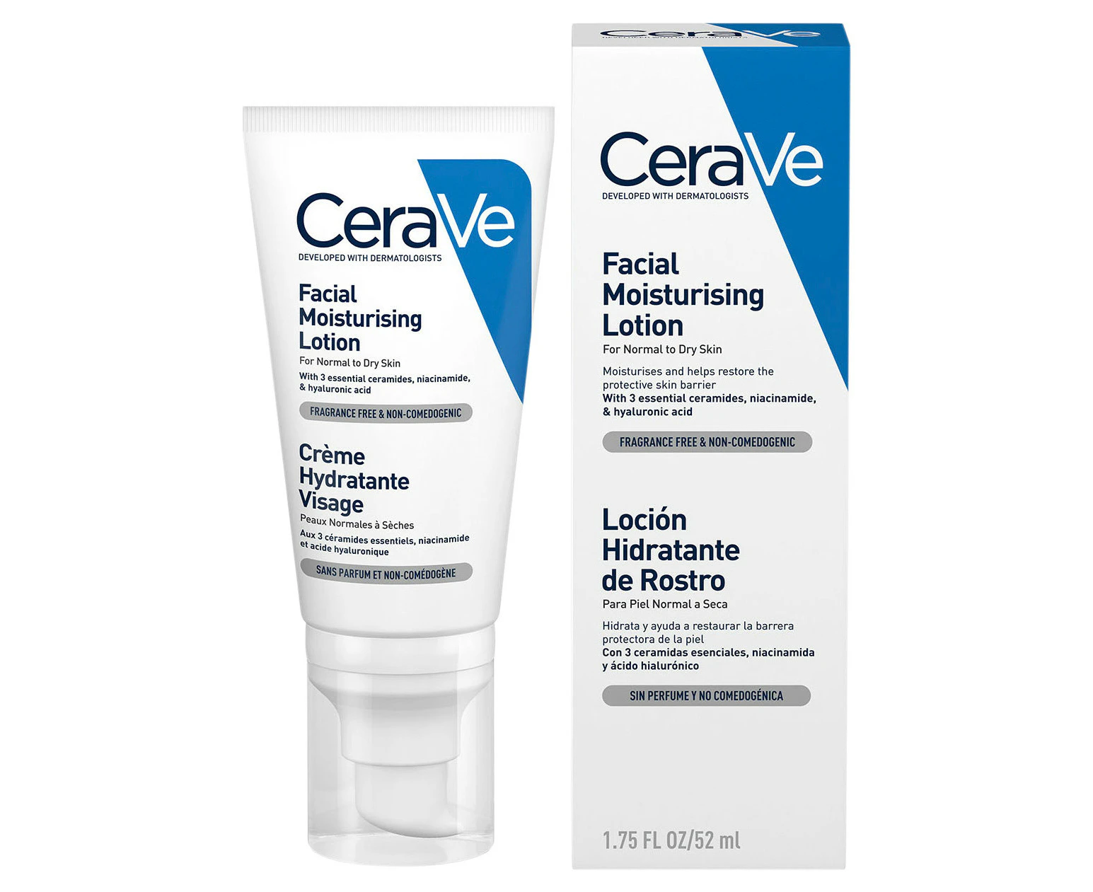 CeraVe Facial Moisturizing Lotion For Normal To Dry Skin 52ml/1.75oz