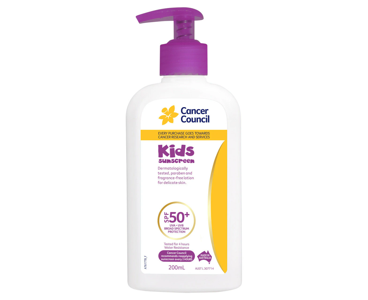 Cancer Council Kids SPF50+ 200mL