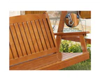 ALFORDSON Swing Chair Outdoor Furniture Wooden Garden Patio Bench Canopy Teak