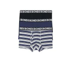 9 x Bonds Mens Everyday Trunk Underwear Black / Navy / Grey Undies Cotton/Elastane - Multi