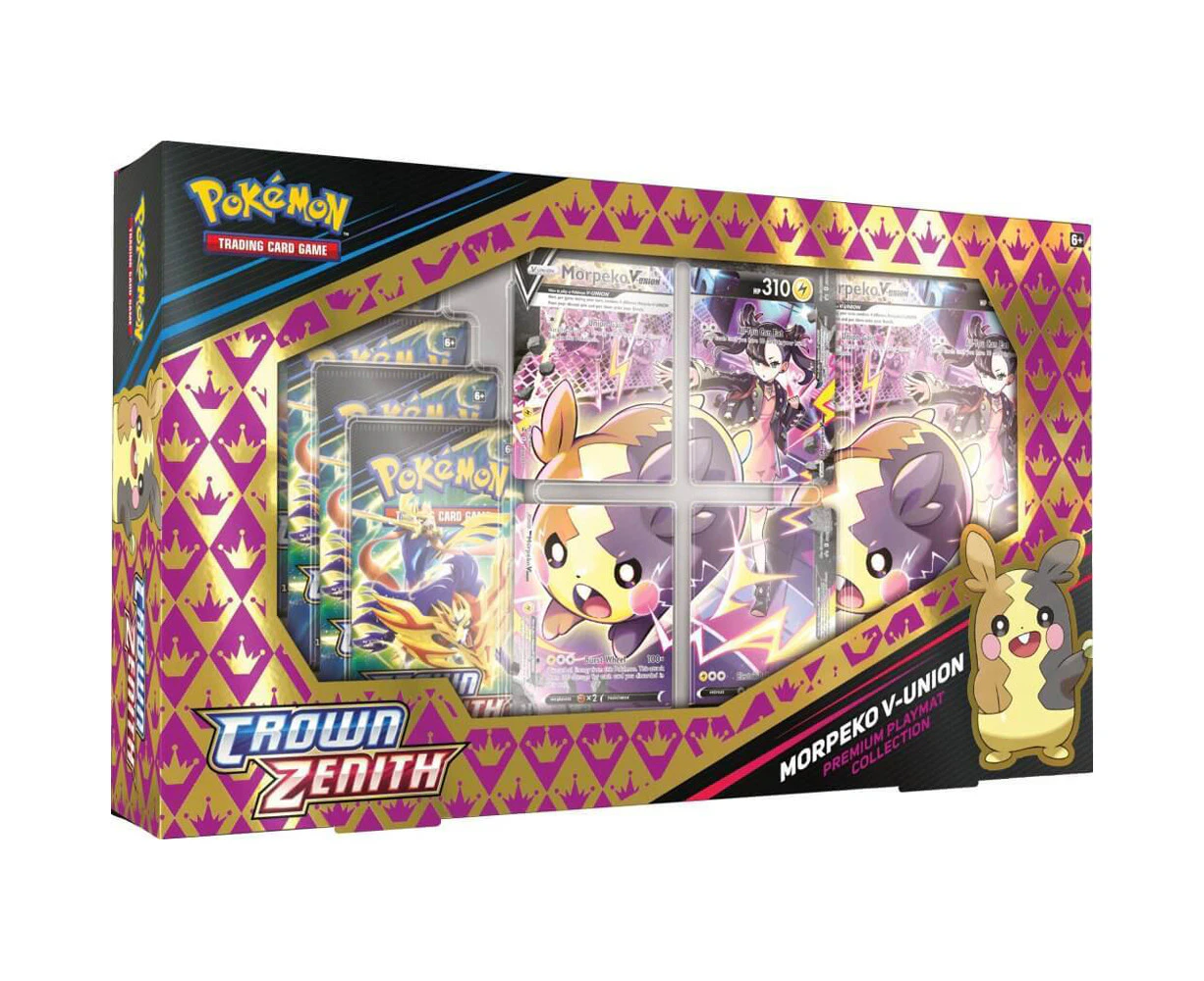 Pokemon Crown Zenith Morpeko V Union Box Trading Card Game Kids Collectible 6y+