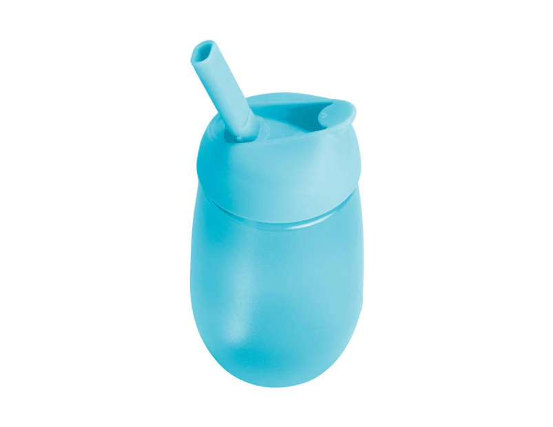 Munchkin 10oz/295ml Simple Clean Straw Anti-Spill Sippy Cup - Blue 12M+