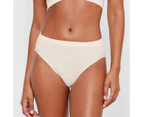 Target Bamboo Rib High Waisted Briefs - Neutral