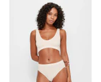 Target Bamboo Rib High Waisted Briefs - Neutral