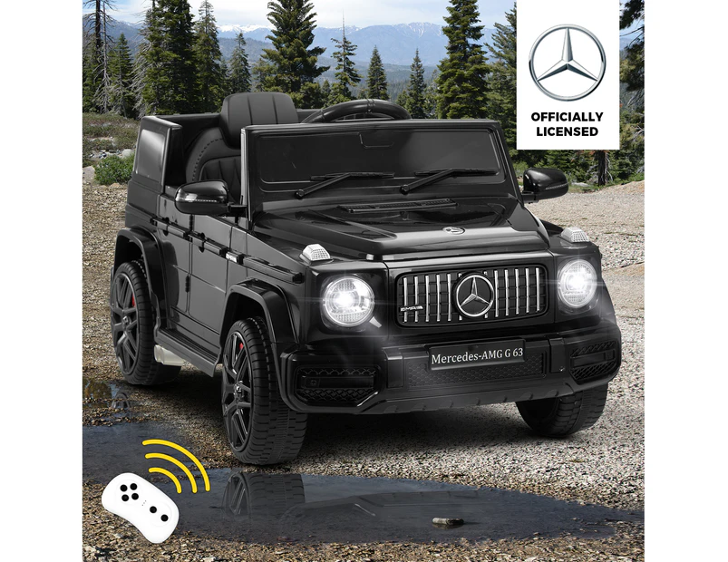 Mercedes-Benz Licensed Kids Ride On Car Electric Toys Remote 12V Battery Cars - Black