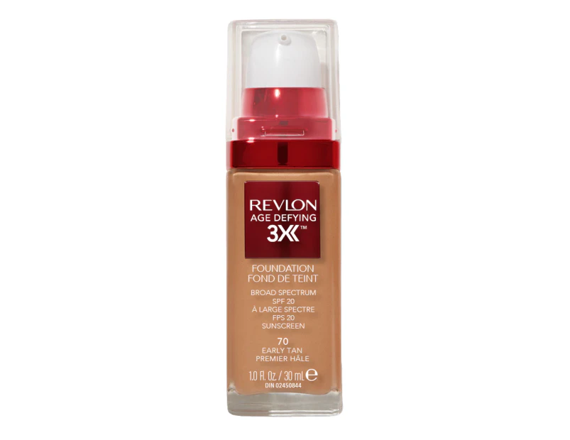 Revlon Age Defying 3x Foundation 30ml 70 Early Tan