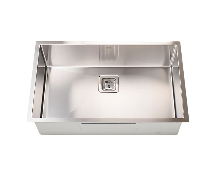 810x505mm Handmade 1.5mm Stainless Steel Undermount / Topmount Kitchen Sink with Square Waste