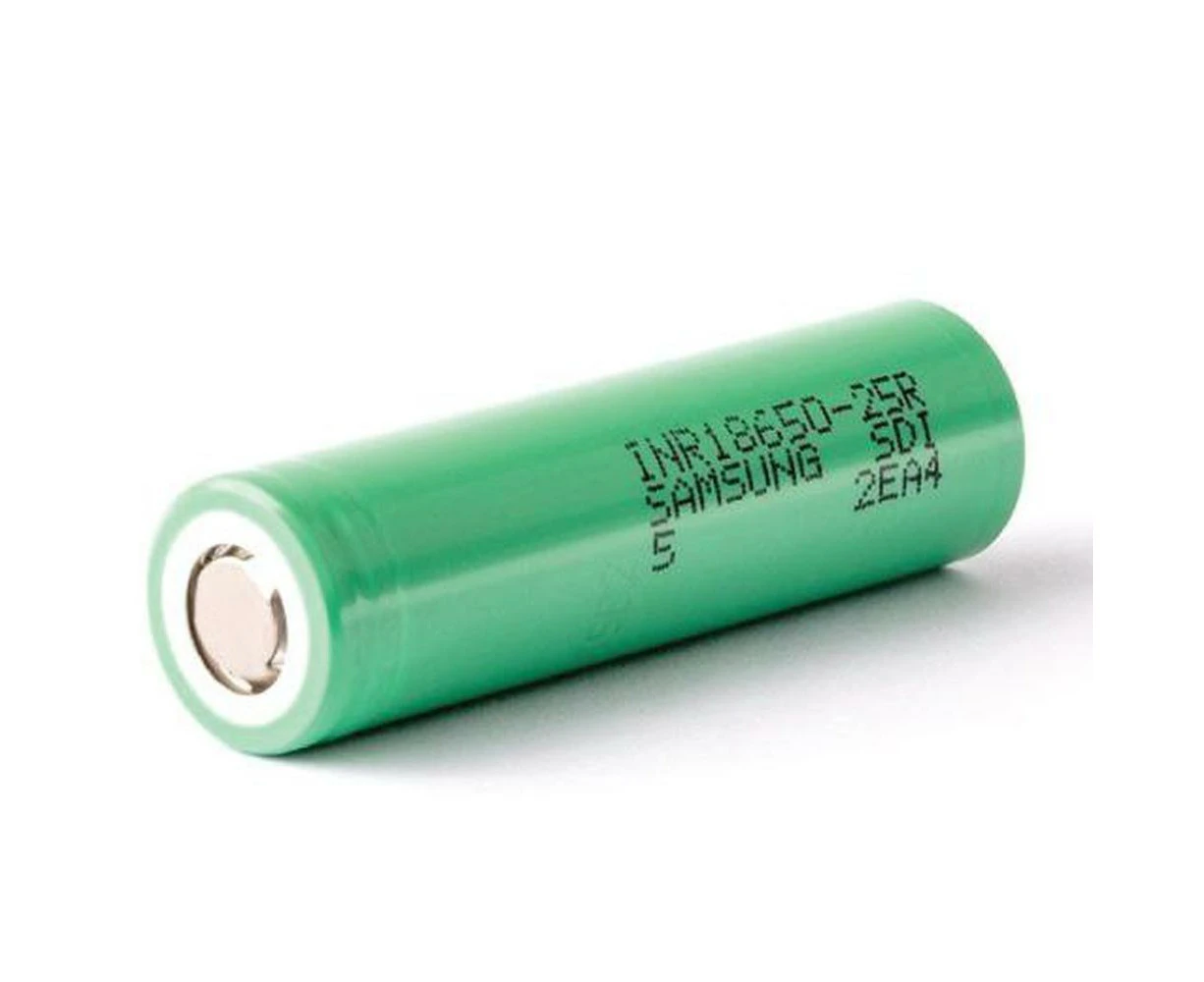 Rechargeable Batteries - Samsung 25R INR 18650 20A 2500mAh 3.7V Lithium Battery