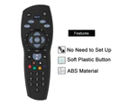 2x PayTV Remote Control Compatible with Foxtel MYSTAR SKY   ZEALAND - Black