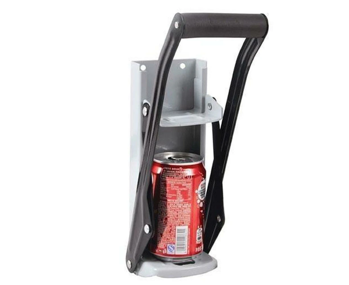 Aluminium Can Crusher - 16oz Beer Recycling Smasher - Wall Mounted Bottle Opener