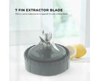 For Nutri Ninja 7 Fin Extractor Blade - Replacement Blender Juice Parts