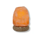 USB Himalayan Salt Lamp - Mini Natural Rock Shape Pink Crystal Rock Marble Light