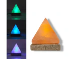 USB Colour Changing Salt Himalayan Lamp - Carved Shape Pink Rock LED Light