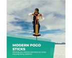 Pogo Stick - Jumping Jackhammer Hopper Toy For Kids Teenager and Adults - Red