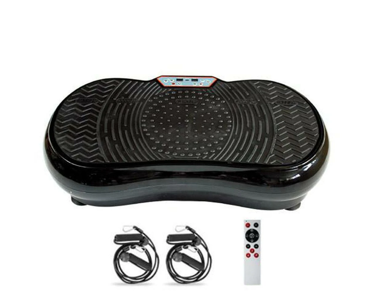 Black Vibration Machine Platform - Exercise Vibrating Plate - Whole Body Workout