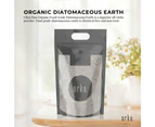 Organic Fine Diatomaceous Earth - Food Grade Fossil Shell Flour Powder Bulk