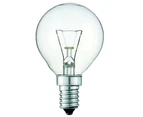 Bulk E14s 40W Oven Light Bulbs - 300 Degree G45 Clear Round SES Edison Lamp Globe