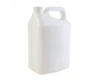 10x 5L White HDPE Plastic Bottles + Tamper Tel Caps - Dangerous Goods Jerry Can