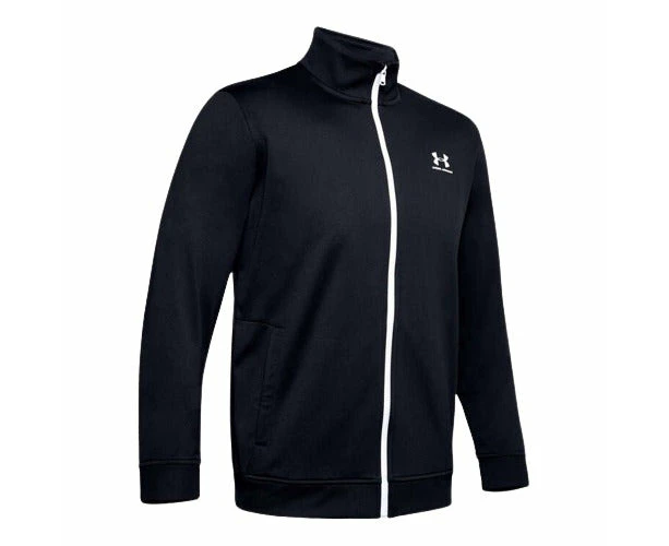 Under Armour Mens Sportstyle Tricot Jacket - Black