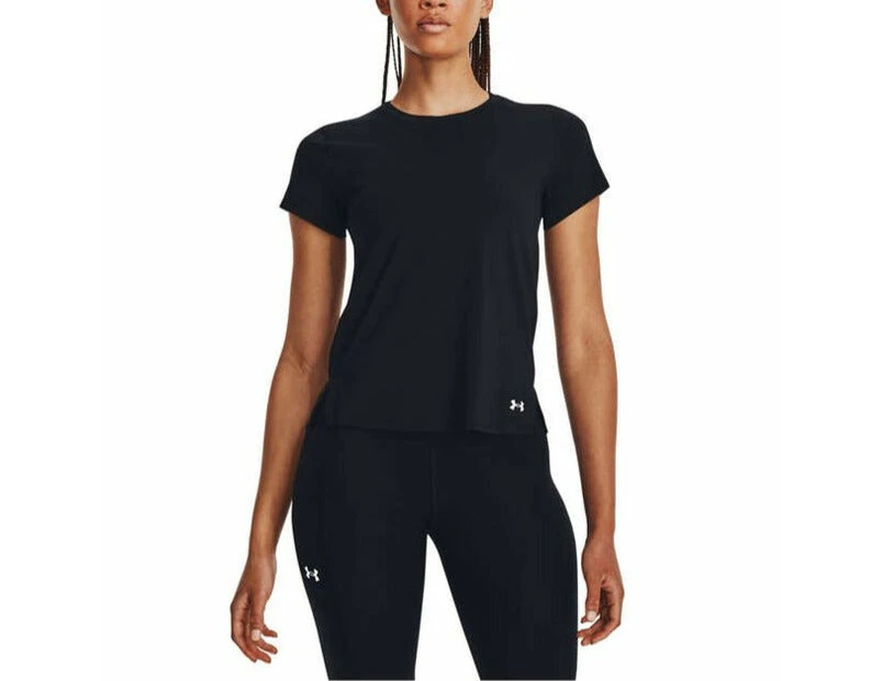 Under Armour Womens Sweat Wicking Iso-Chill Laser Tee - Black