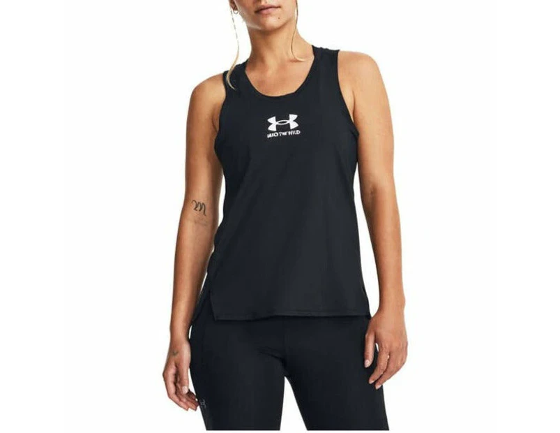 Under Armour Womens Moisture Wicking Iso-Chill Wild Tank - Black