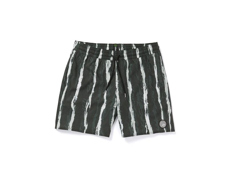 Volcom Men's Volcom Entertainment Hockey Dad Trunks Boardshorts - Black