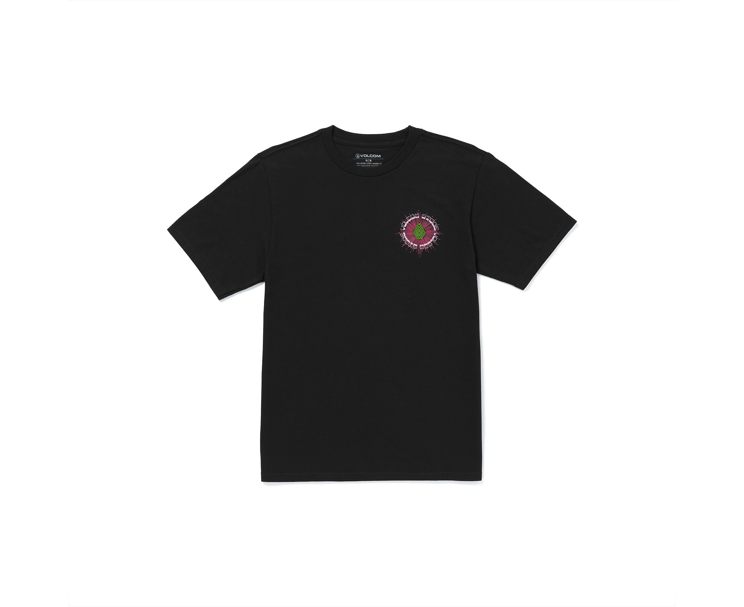 Volcom Men's 1800 Stone Short Sleeve Tee - Black