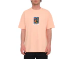 Volcom Men's Fa Arthur Longo 3 Lse Short Sleeve Tee - Salmon