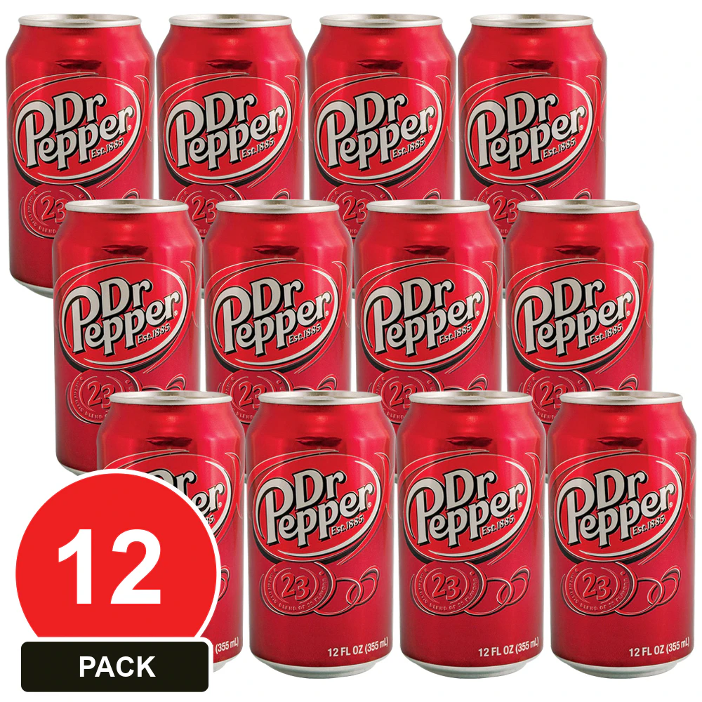 Dr Pepper Original 355ml 12 Pack