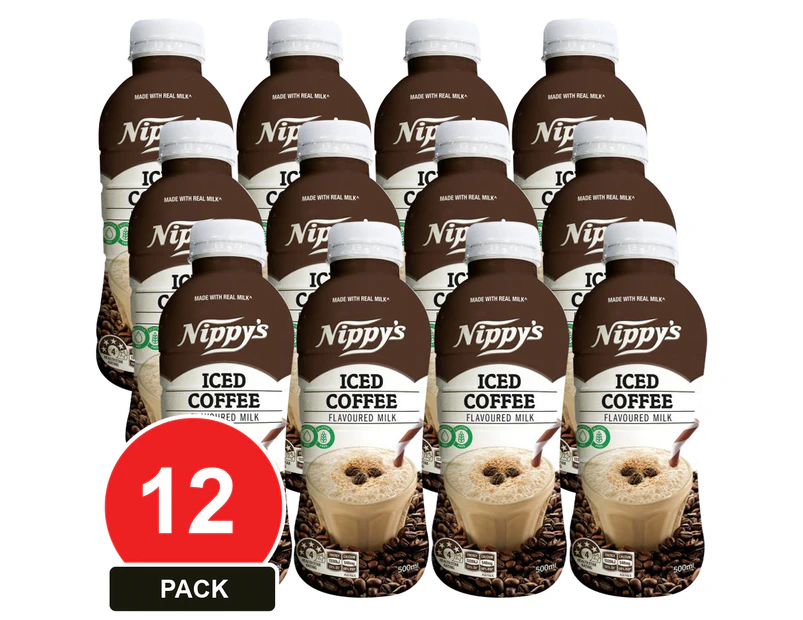 12 x Nippy's Flavoured Milk Iced Coffee 500mL