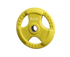 Everfit Weight Plates Standard 20kg Dumbbell Barbell Plate Weight Lifting Home Gym Yellow