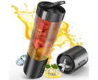 Portable Blender, Personal Size Blender for Shakes and Smoothies with 6 Ultra Sharp Blades, 16 Oz Mini Blender USB Rechargeable Magnetic for Travel