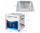 15L Digital Ultrasonic Cleaner Jewelry Ultra Sonic Bath Degas Parts Cleaning