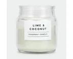 Fragrant Candle, Lime & Coconut - Anko