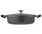 Maxwell & Williams 4L Agile Non-Stick Shallow Casserole - Black