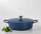 Maxwell & Williams 4L Agile Non-Stick Shallow Casserole - Navy