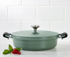 Maxwell & Williams 4L Agile Non-Stick Shallow Casserole - Sage