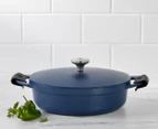 Maxwell & Williams 4L Agile Non-Stick Shallow Casserole - Navy